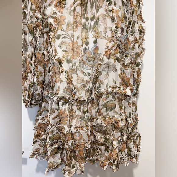 NWT AU2 Zimmermann Chintz Floral Frill Minidress - Picture 12 of 16